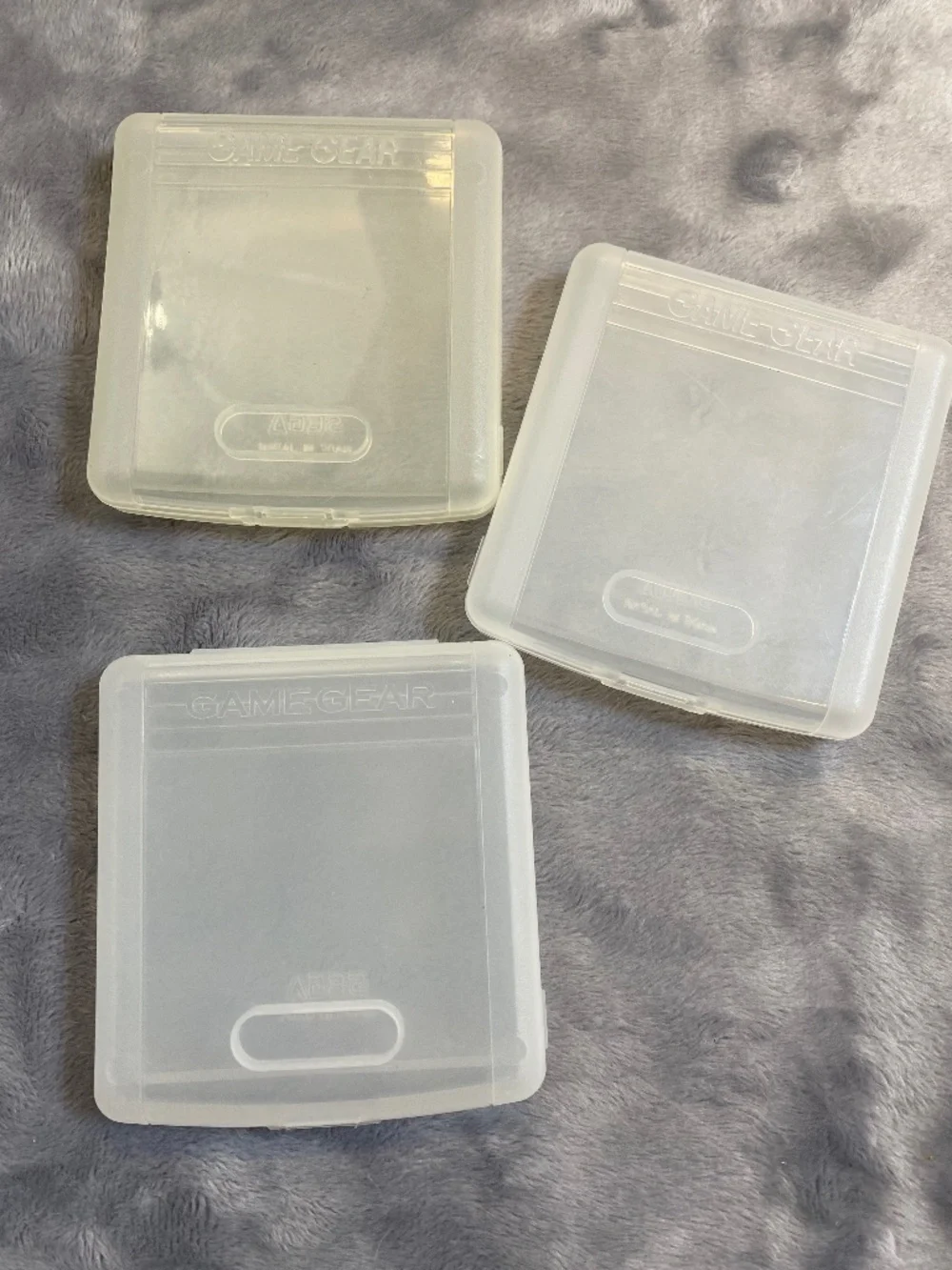 Lot of 3 Game Gear Game Cases